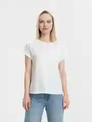 Белый футболка женская