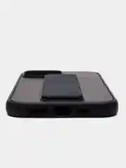 Темно-синий чехол iPhone 13 (6.1), 13 Pro Max (6.7) силиконовый под кожу с подставкой