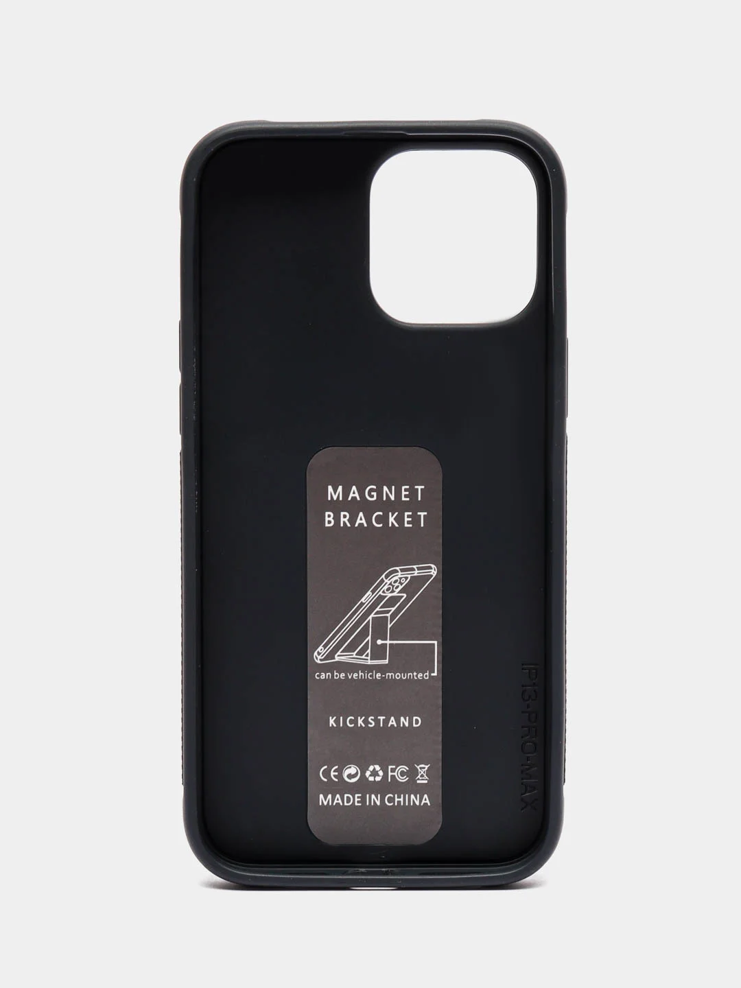 Темно-синий чехол iPhone 13 (6.1), 13 Pro Max (6.7) силиконовый под кожу с подставкой