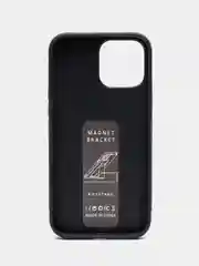 Темно-синий чехол iPhone 13 (6.1), 13 Pro Max (6.7) силиконовый под кожу с подставкой