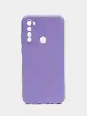 Сиреневый чехол Xiaomi Redmi Note 8T, Сяоми Редми Нот 8Т силиконовый, с закрытым низом
