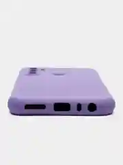 Сиреневый чехол Xiaomi Redmi Note 8T, Сяоми Редми Нот 8Т силиконовый, с закрытым низом
