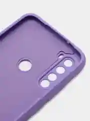 Сиреневый чехол Xiaomi Redmi Note 8T, Сяоми Редми Нот 8Т силиконовый, с закрытым низом