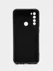 Угольный чехол Xiaomi Redmi Note 8T, Сяоми Редми Нот 8Т силиконовый, с закрытым низом