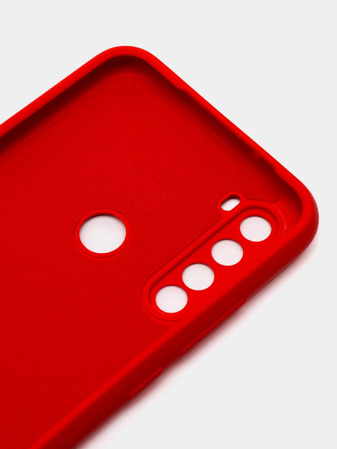 Алый чехол Xiaomi Redmi Note 8T, Сяоми Редми Нот 8Т силиконовый, с закрытым низом