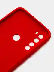 Алый чехол Xiaomi Redmi Note 8T, Сяоми Редми Нот 8Т силиконовый, с закрытым низом