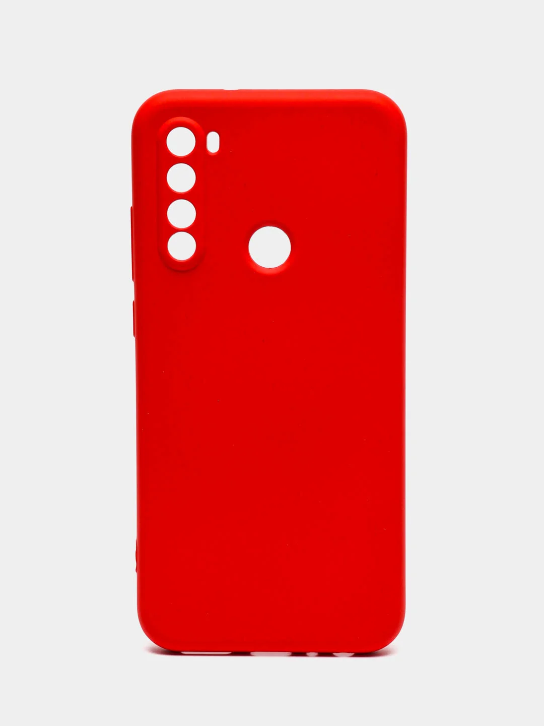 Алый чехол Xiaomi Redmi Note 8T, Сяоми Редми Нот 8Т силиконовый, с закрытым низом