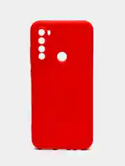 Алый чехол Xiaomi Redmi Note 8T, Сяоми Редми Нот 8Т силиконовый, с закрытым низом