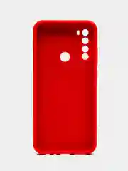 Алый чехол Xiaomi Redmi Note 8T, Сяоми Редми Нот 8Т силиконовый, с закрытым низом