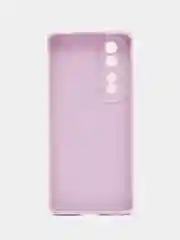 Сиреневый чехол для Honor 80 Pro, силиконовый прозрачный