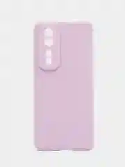Сиреневый чехол для Honor 80 Pro, силиконовый прозрачный
