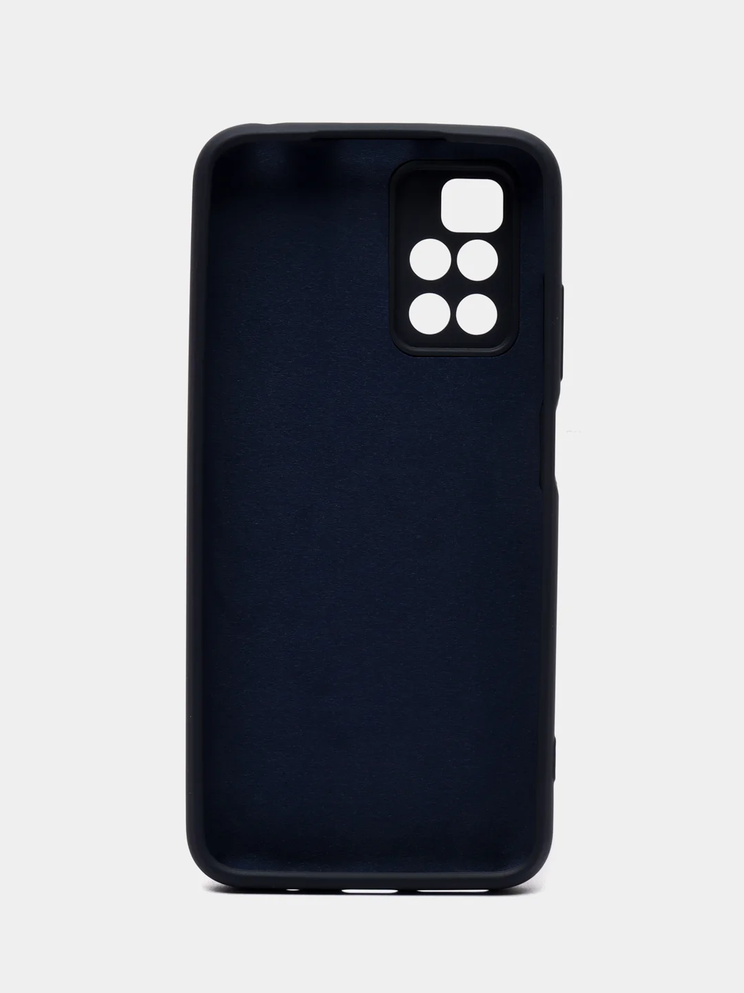 Темно-синий чехол силиконовый Silicone Cover для Xiaomi Redmi 10 (Сяоми Редми 10)