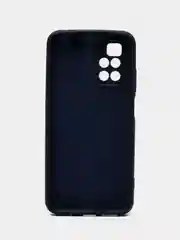 Темно-синий чехол силиконовый Silicone Cover для Xiaomi Redmi 10 (Сяоми Редми 10)