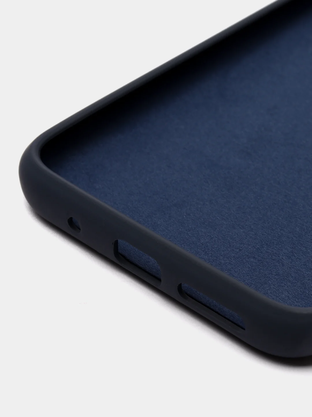 Темно-синий чехол силиконовый Silicone Cover для Xiaomi Redmi 10 (Сяоми Редми 10)