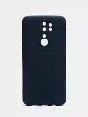 Синий чехол Xiaomi Redmi Note 8 Pro, Сяоми Редми Нот 8 Про, силиконовый с закрытым низом