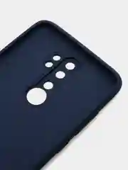 Синий чехол Xiaomi Redmi Note 8 Pro, Сяоми Редми Нот 8 Про, силиконовый с закрытым низом