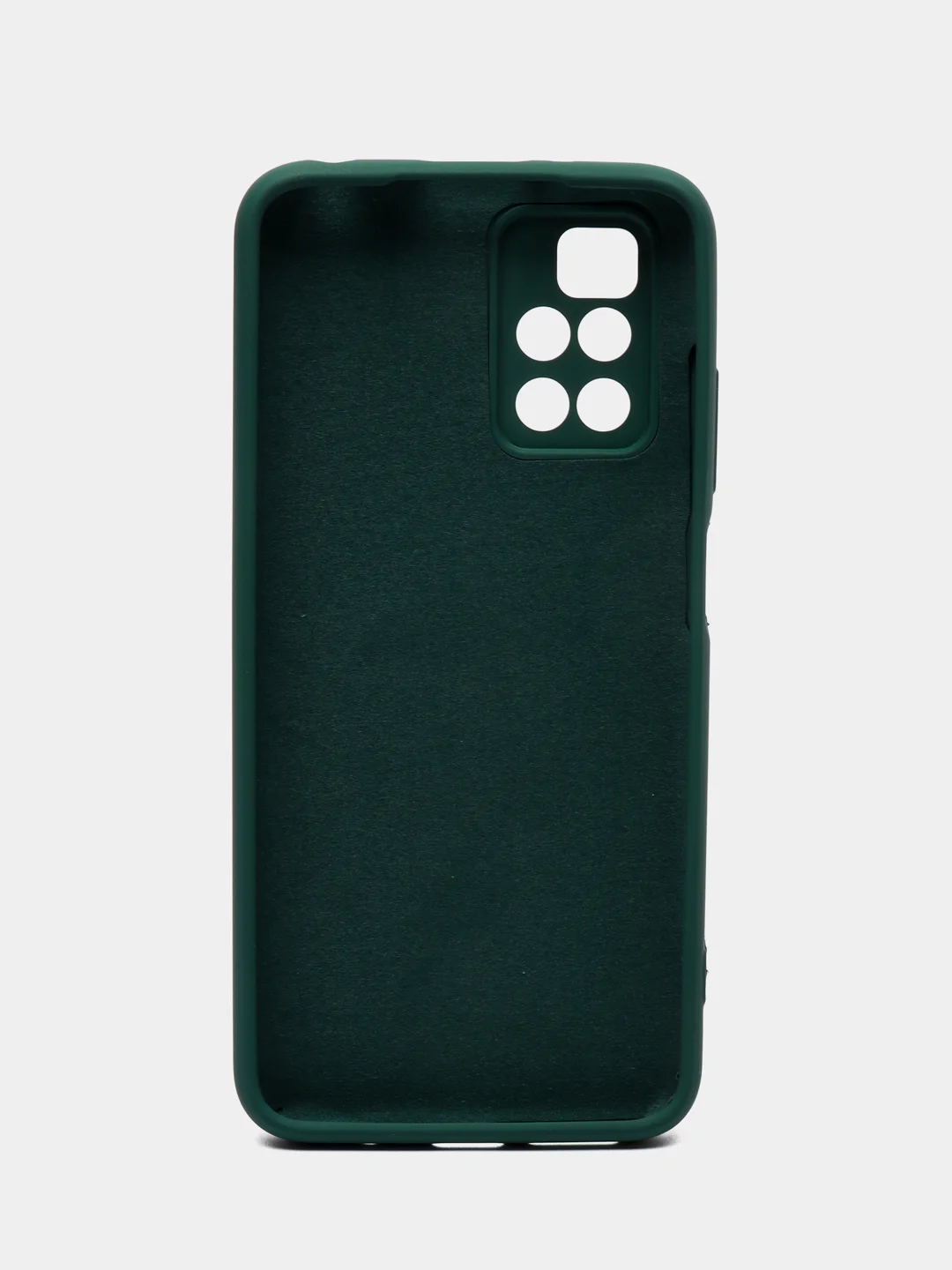 Лесной зеленый чехол силиконовый Silicone Cover для Xiaomi Redmi 10 (Сяоми Редми 10)