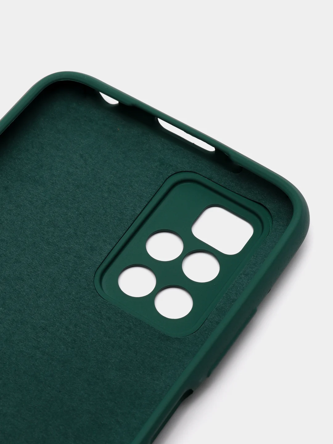 Лесной зеленый чехол силиконовый Silicone Cover для Xiaomi Redmi 10 (Сяоми Редми 10)