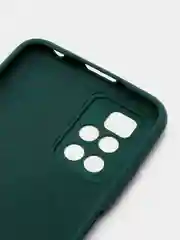 Лесной зеленый чехол силиконовый Silicone Cover для Xiaomi Redmi 10 (Сяоми Редми 10)