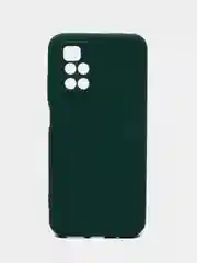 Лесной зеленый чехол силиконовый Silicone Cover для Xiaomi Redmi 10 (Сяоми Редми 10)