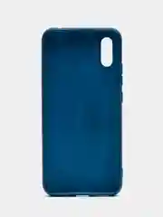 Синий чехол для Xiaomi Redmi 9A (Сяоми Редми 9А) силиконовый, матовый, цветной