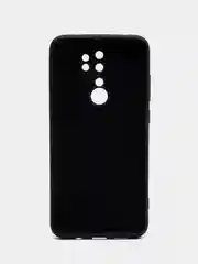 Тёмно-серый чехол Xiaomi Redmi Note 8 Pro, Сяоми Редми Нот 8 Про, силиконовый с закрытым низом