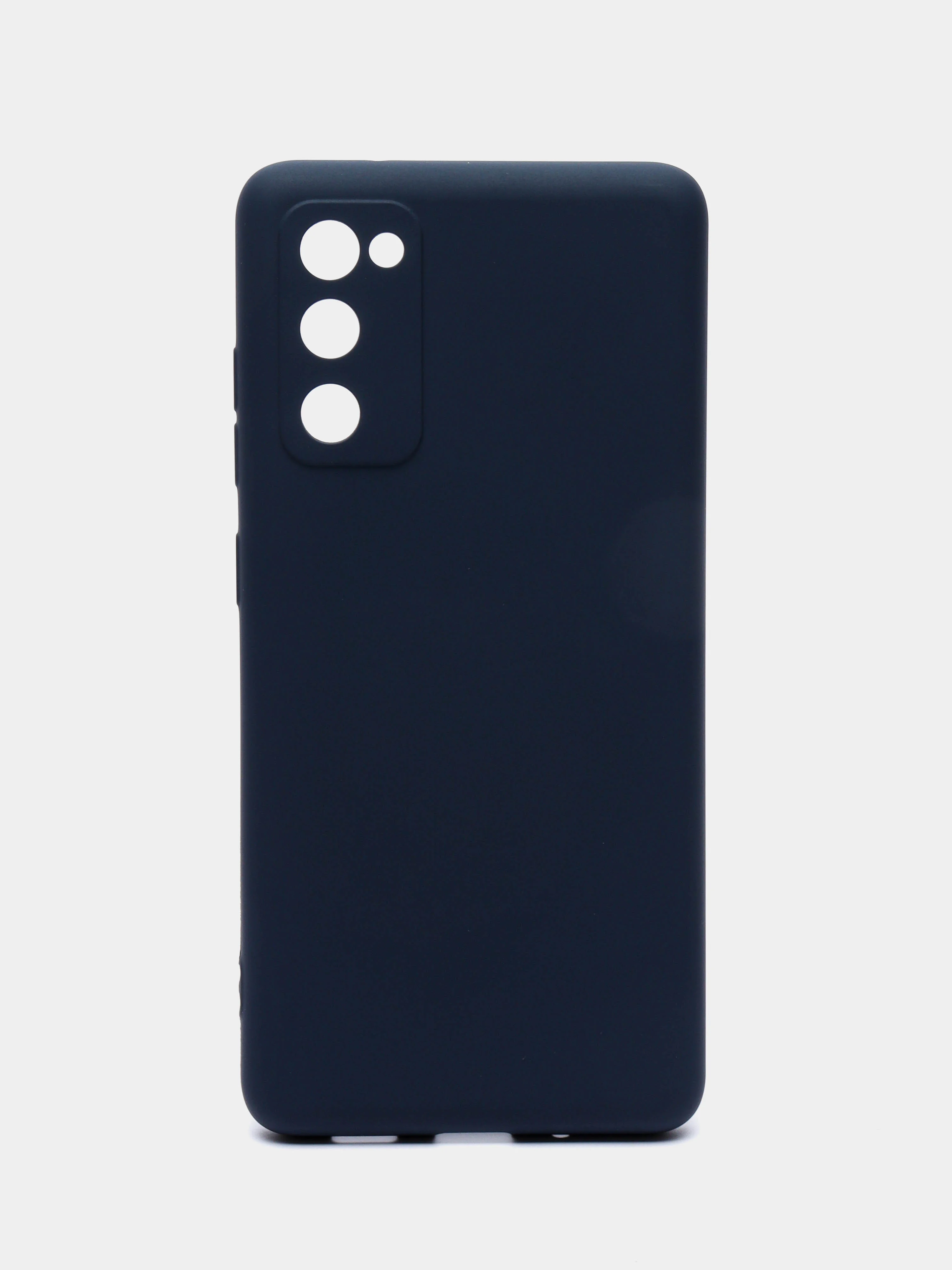 Синий чехол Samsung Galaxy S20 FE, S20FE, Самсунг Галакси С20 ФЕ, С20ФЕ силиконовый