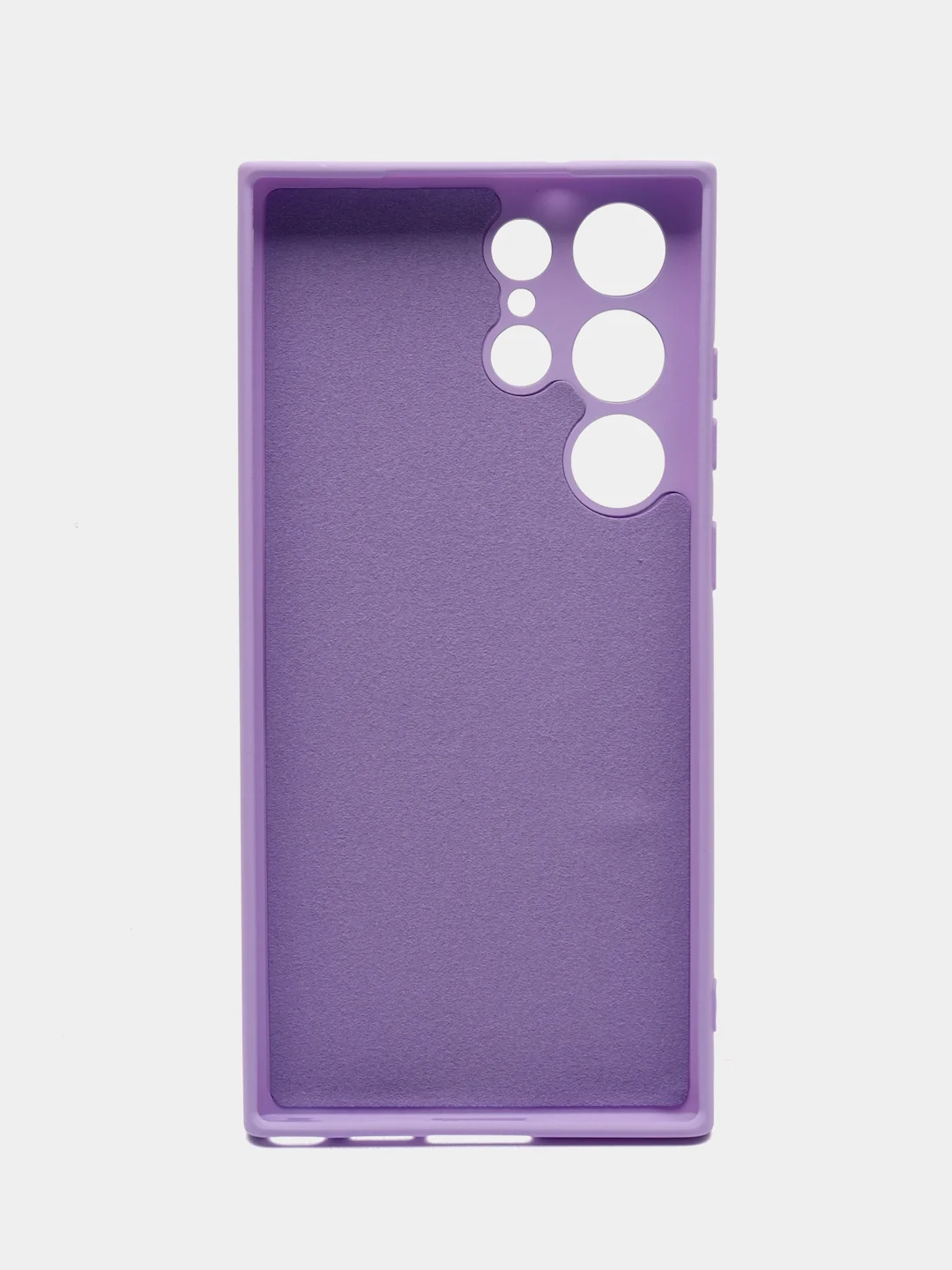 Лавандовый чехол для Samsung Galaxy S23 Ultra (Самсунг Галакси С23 Ультра), силиконовый