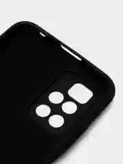 Черный чехол силиконовый Silicone Cover для Xiaomi Redmi 10 (Сяоми Редми 10)