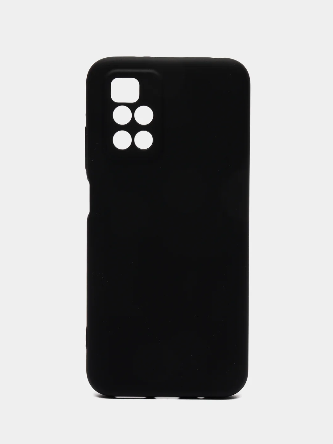 Черный чехол силиконовый Silicone Cover для Xiaomi Redmi 10 (Сяоми Редми 10)