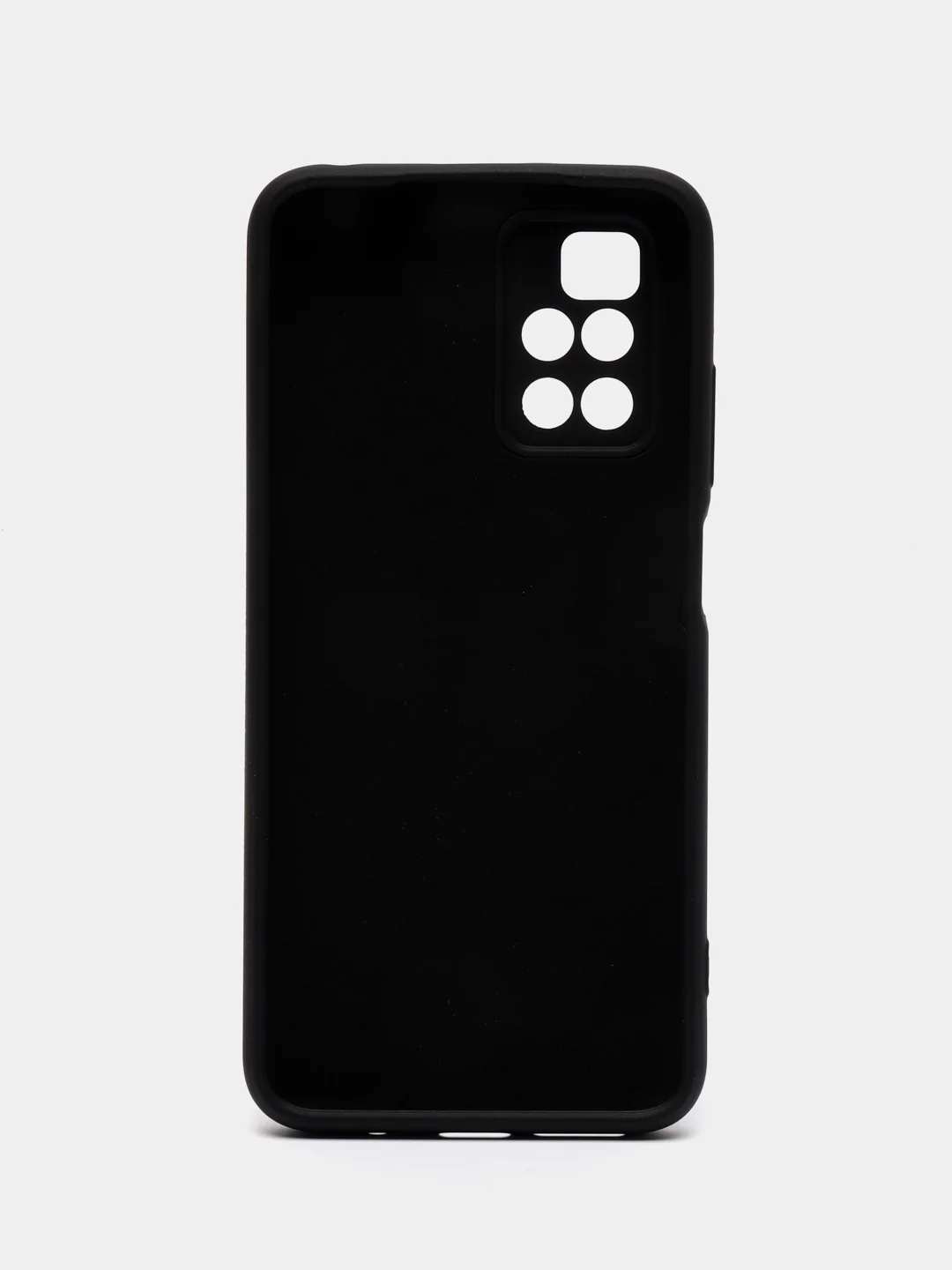 Черный чехол силиконовый Silicone Cover для Xiaomi Redmi 10 (Сяоми Редми 10)