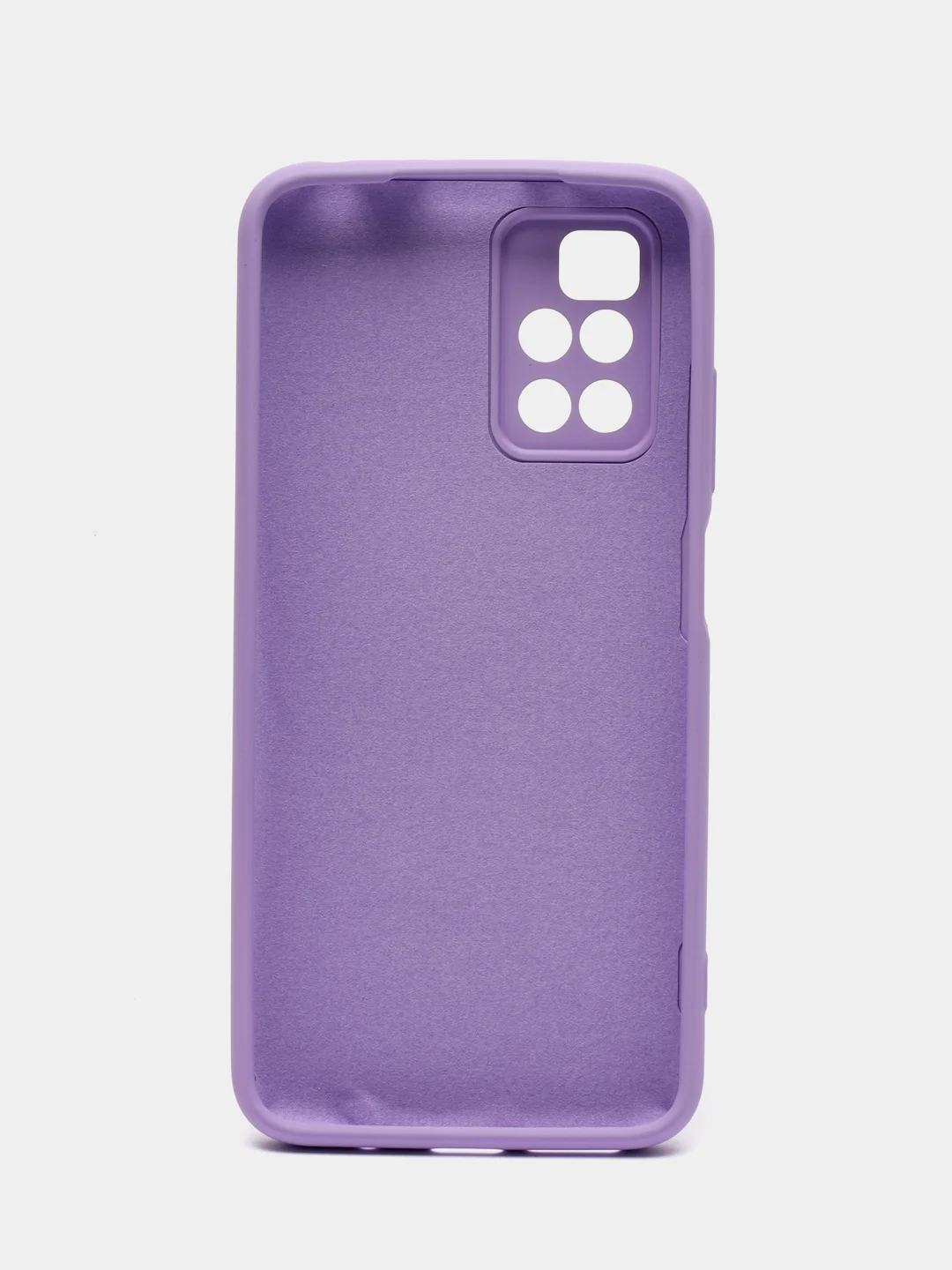 Лавандовый чехол силиконовый Silicone Cover для Xiaomi Redmi 10 (Сяоми Редми 10)