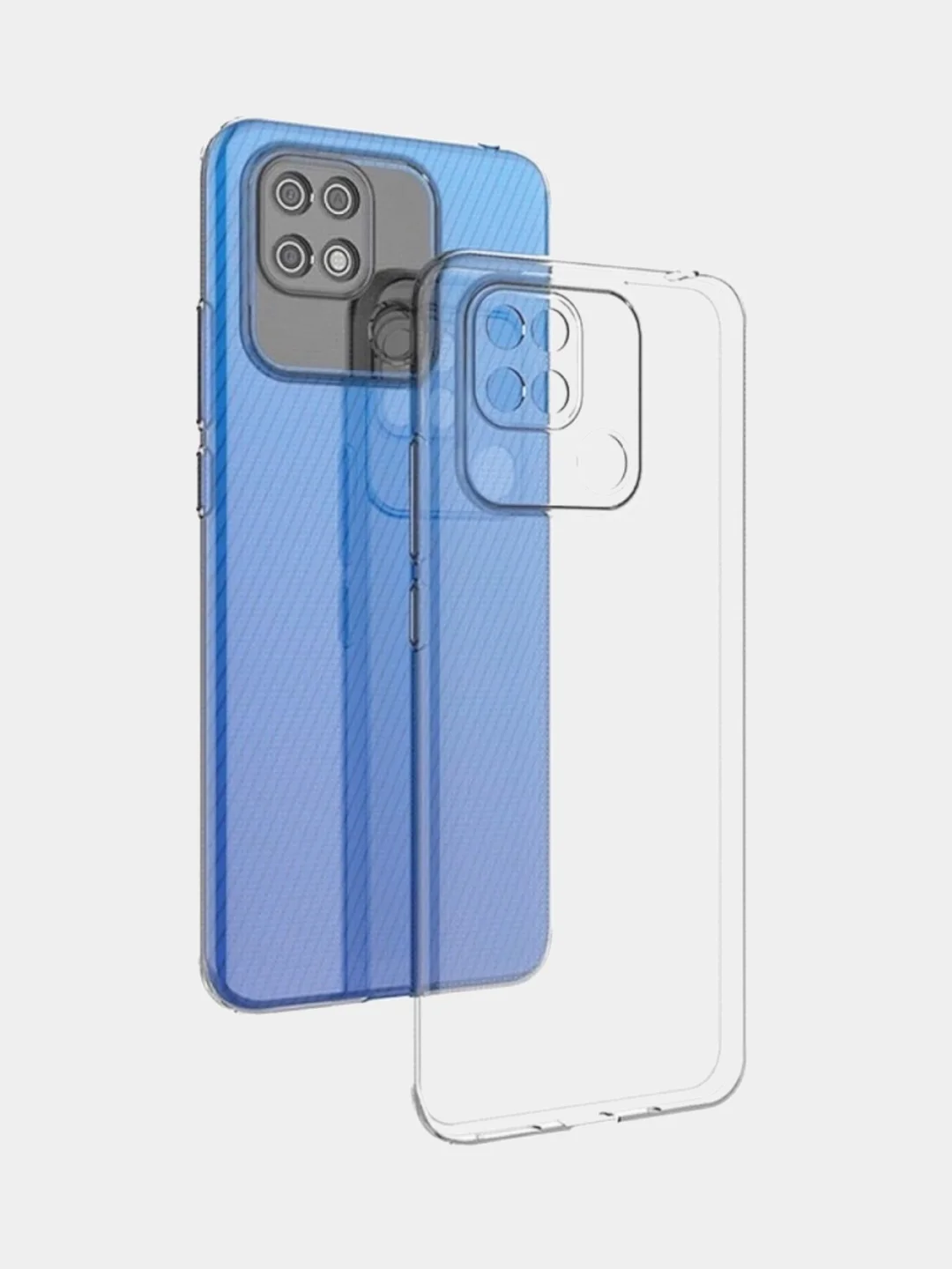 Чехол Xiaomi Redmi 10C Poco C40, Сяоми Редми 10С прозрачный силиконовый с защитой камеры
