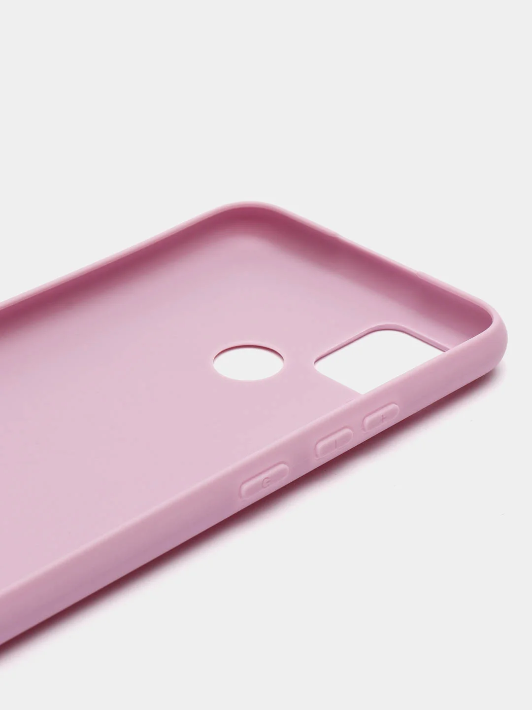 Сиреневый чехол для Realme C15, C25, C25S (Реалми С25 / С25С), силиконовый, цветной, матовый