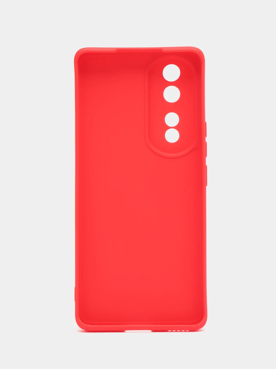 Красный чехол для Honor 80 Pro, силиконовый прозрачный