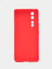 Красный чехол для Honor 80 Pro, силиконовый прозрачный