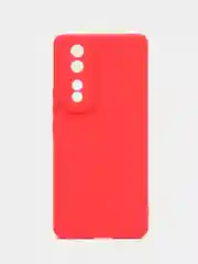 Красный чехол для Honor 80 Pro, силиконовый прозрачный