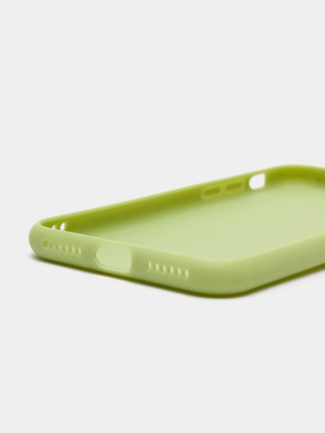 Лайм чехол силиконовый на iPhone 5, 5s, 6, 6s, 7, 8, SE 2020, X, XR, XS Max, 12 14 Pro, 13 mini