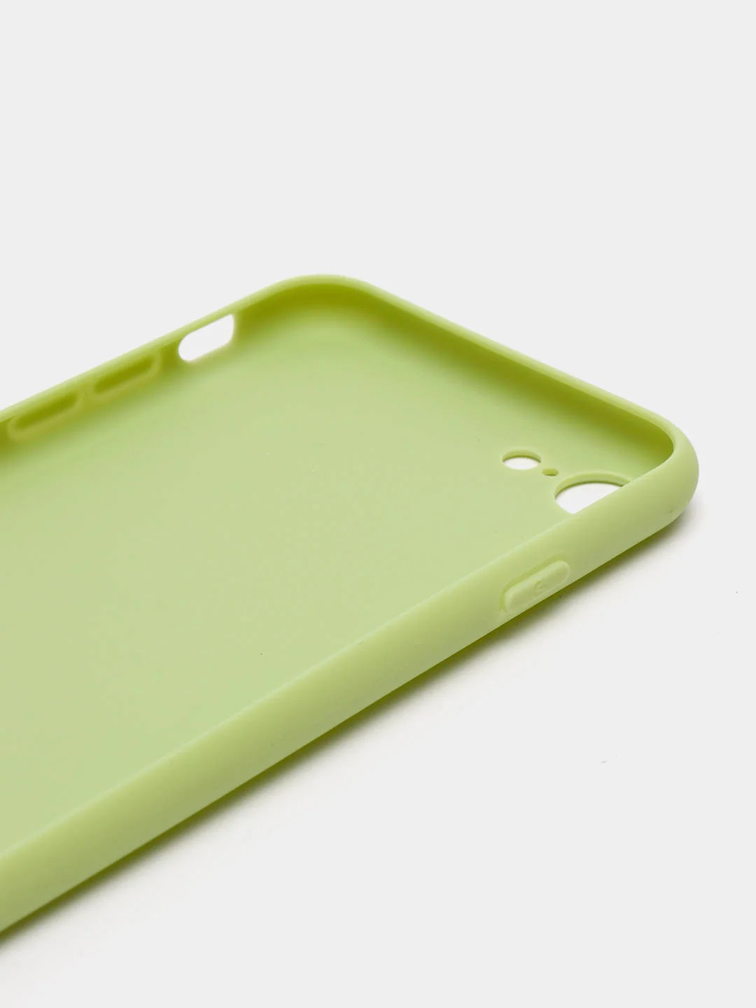Лайм чехол силиконовый на iPhone 5, 5s, 6, 6s, 7, 8, SE 2020, X, XR, XS Max, 12 14 Pro, 13 mini