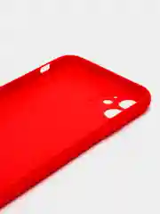 Алый чехол силиконовый на iPhone 5, 5s, 6, 6s, 7, 8, SE 2020, X, XR, XS Max, 12 14 Pro, 13 mini