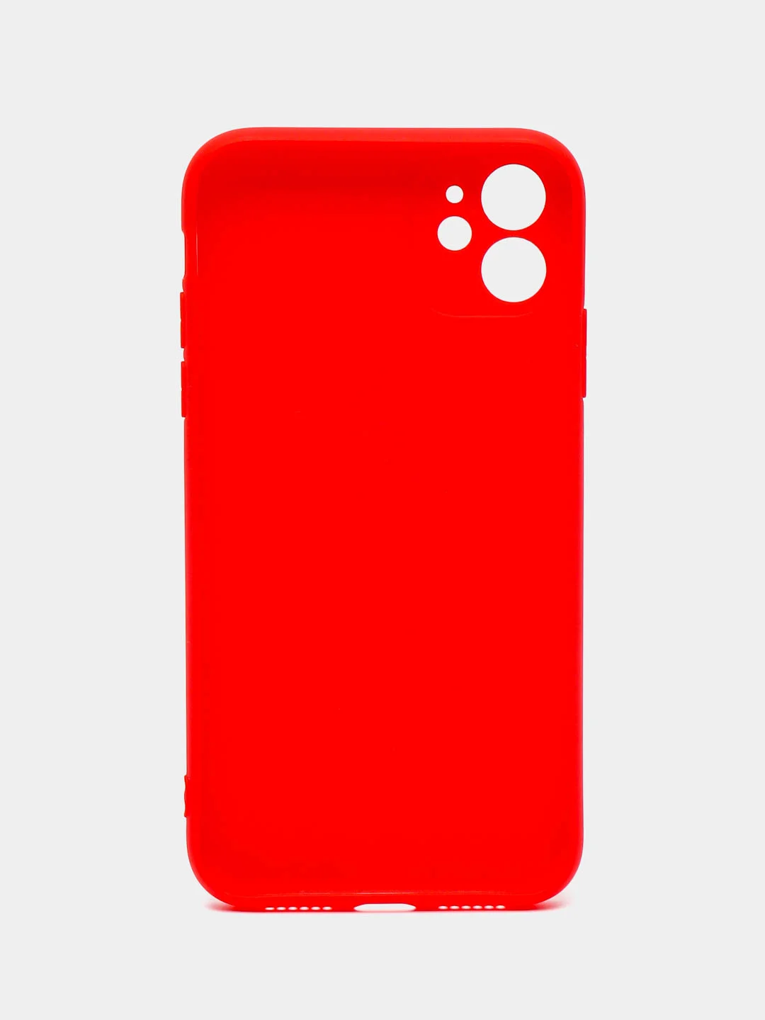 Алый чехол силиконовый на iPhone 5, 5s, 6, 6s, 7, 8, SE 2020, X, XR, XS Max, 12 14 Pro, 13 mini