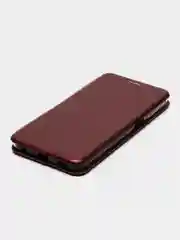 Бордовый чехол-книжка для Samsung Galaxy A23 (Самсунг Гэлакси А23) из экокожи