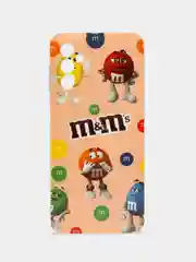 Бежевый чехол силиконовый, с рисунком для Samsung Galaxy M23