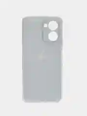 Разноцветный силиконовый чехол на Realme C33 / Реалми С33 прозрачный, с рисунком, защита камеры