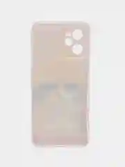 Желтый силиконовый чехол на Realme C35 / Реалми С35 прозрачный, с рисунком, защита камеры