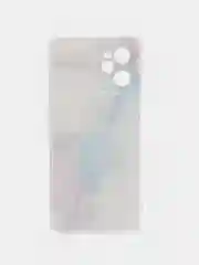 Ледяной силиконовый чехол на Realme C35 / Реалми С35 прозрачный, с рисунком, защита камеры