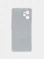 Черный силиконовый чехол на Realme C35 / Реалми С35 прозрачный, с рисунком, защита камеры