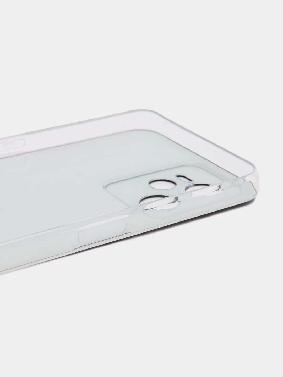 Черный силиконовый чехол на Realme C35 / Реалми С35 прозрачный, с рисунком, защита камеры