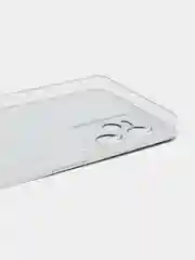 Черный силиконовый чехол на Realme C35 / Реалми С35 прозрачный, с рисунком, защита камеры
