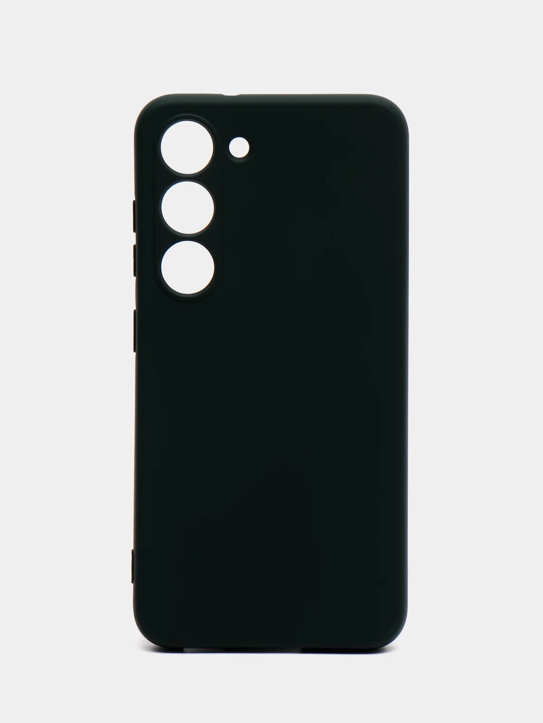 Тёмно-зелёный чехол для Samsung Galaxy S23 (Самсунг Галакси С23), силиконовый